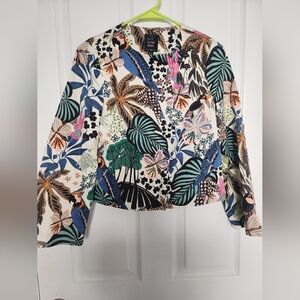 Zara, jacket, size XS, floral